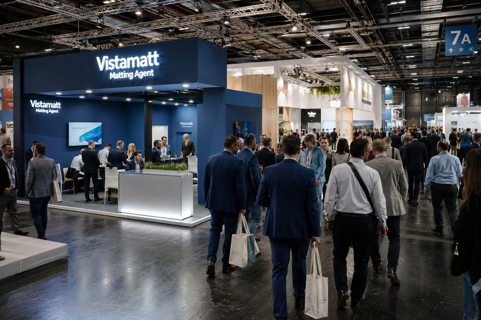 Vistamatt booth at European Coatings Show